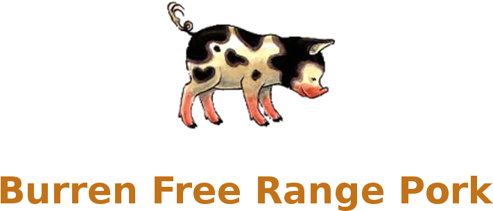 Burren Free Range Pork Farm - Domestic Pig (800x400), Png Download