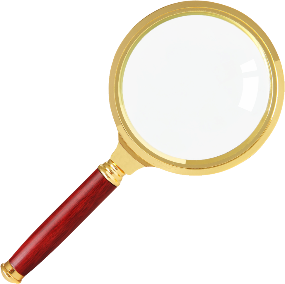 1000 X 1000 5 - Old Magnifying Glass (1000x1000), Png Download