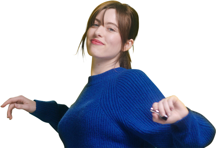 Get 50% Off With Deezer Student - Girl (738x500), Png Download