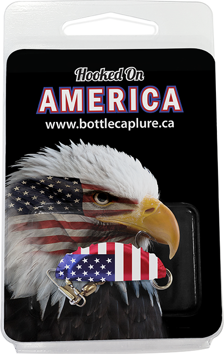 Introducing Our Hooked On America Fishing Lures For - Bald Eagle (443x700), Png Download
