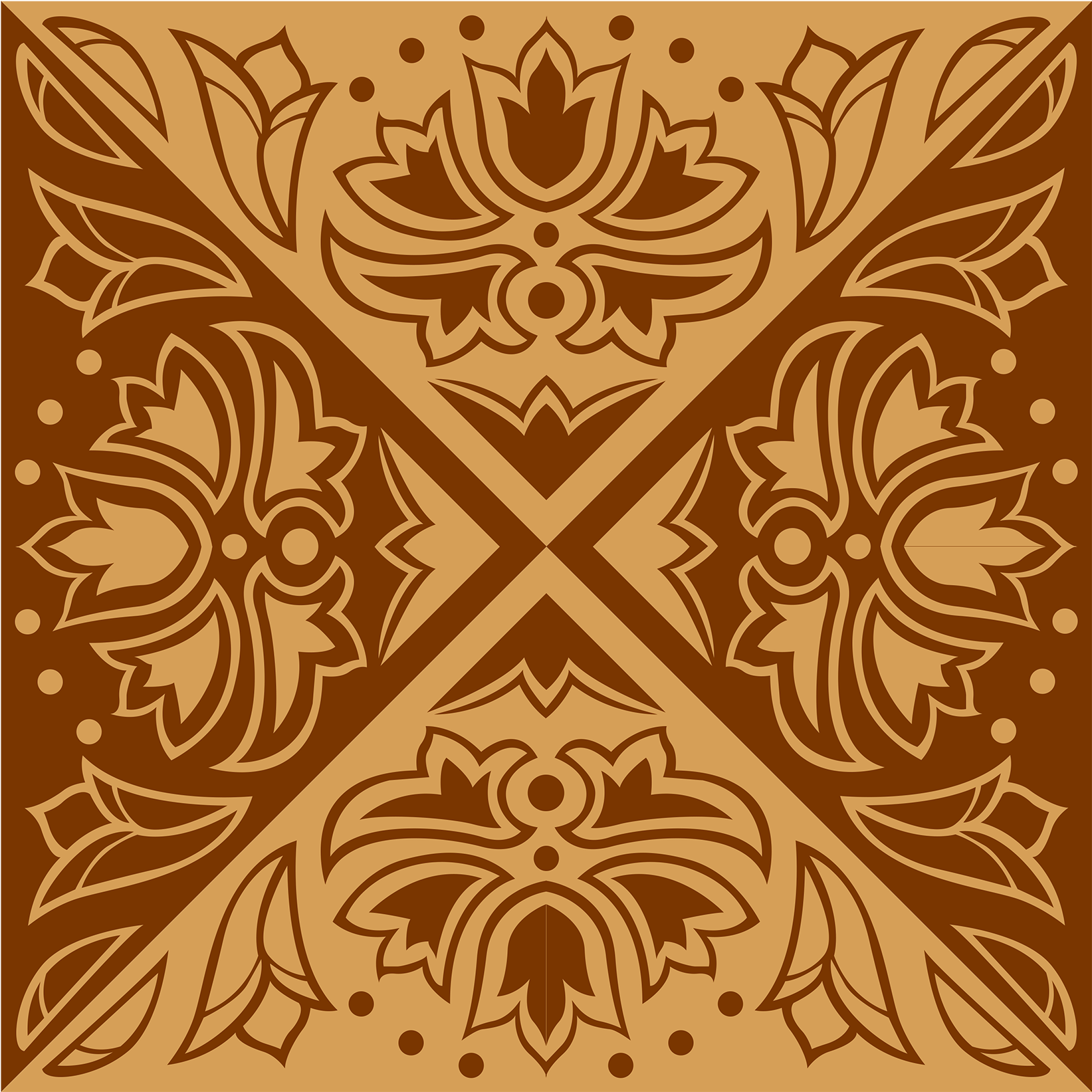 Hd Pattern Shading Lace Png And Psd - Motif (2000x2000), Png Download