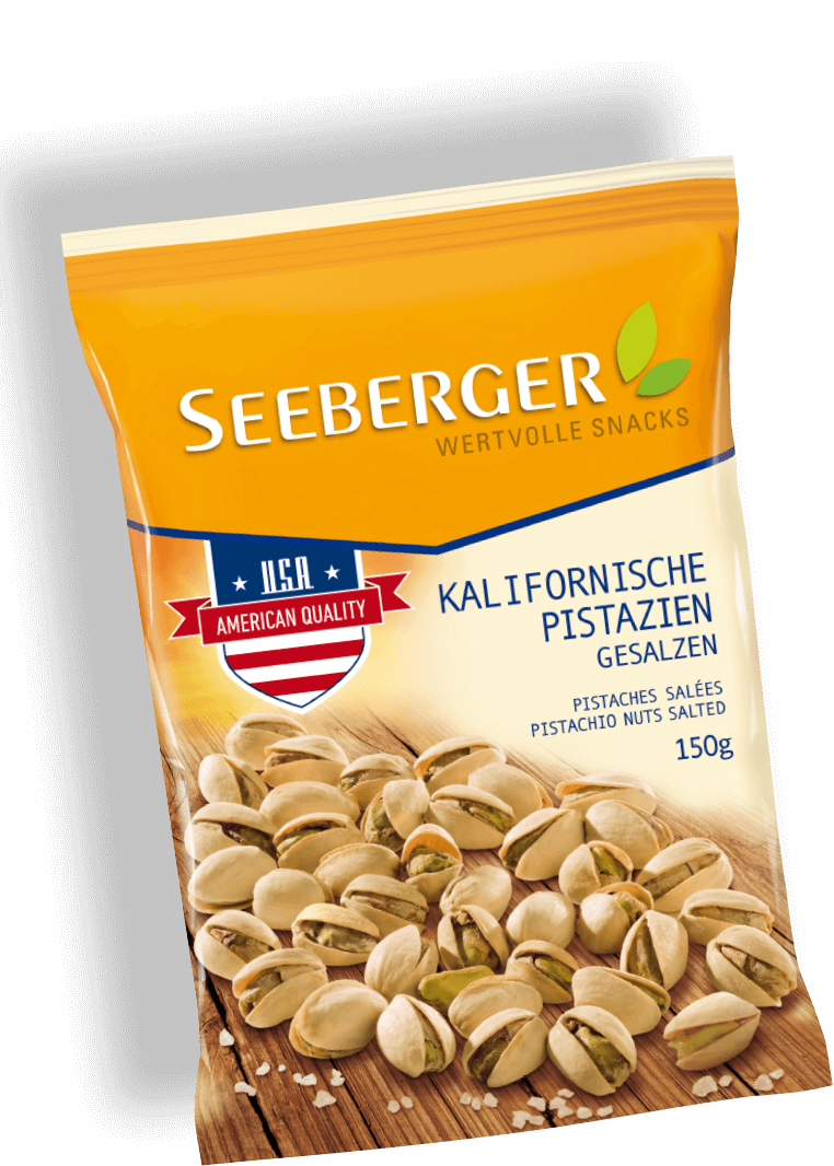Seeberger Kalifornische Pistazien Gesalzen Gedreht - Фісташки Купити (762x1066), Png Download