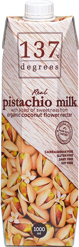 137°c Degrees Pistachio Milk Original Hk Healthy And - Sữa Hạt Hạt Dẻ Cười 1l (700x1050), Png Download