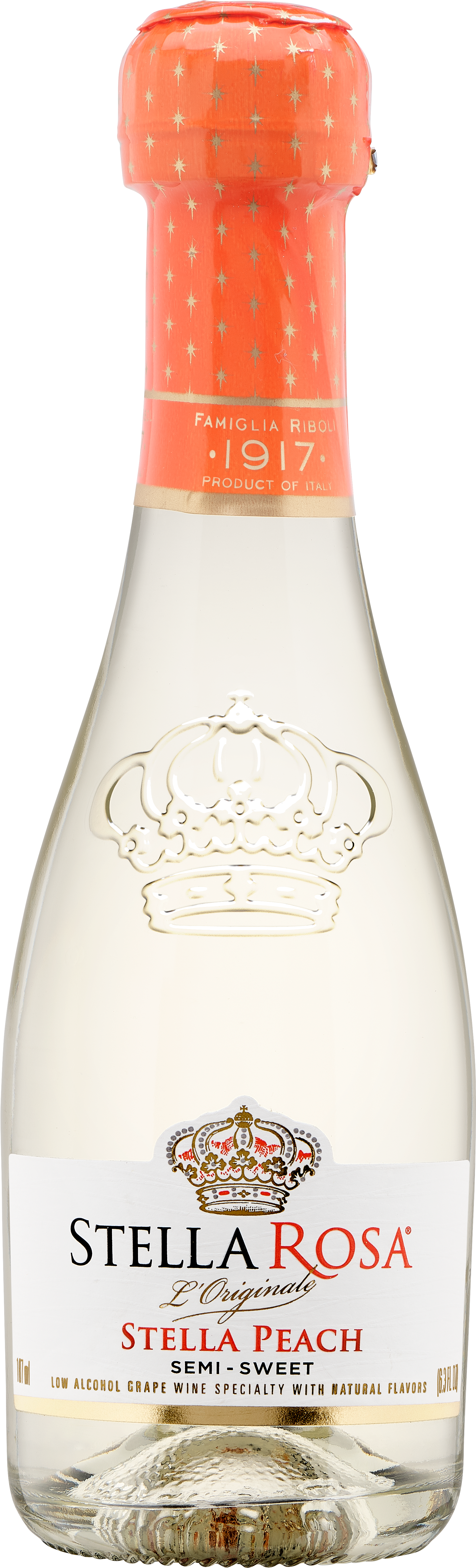 Bottle Shot Peach - Stella Rosa (2719x6586), Png Download