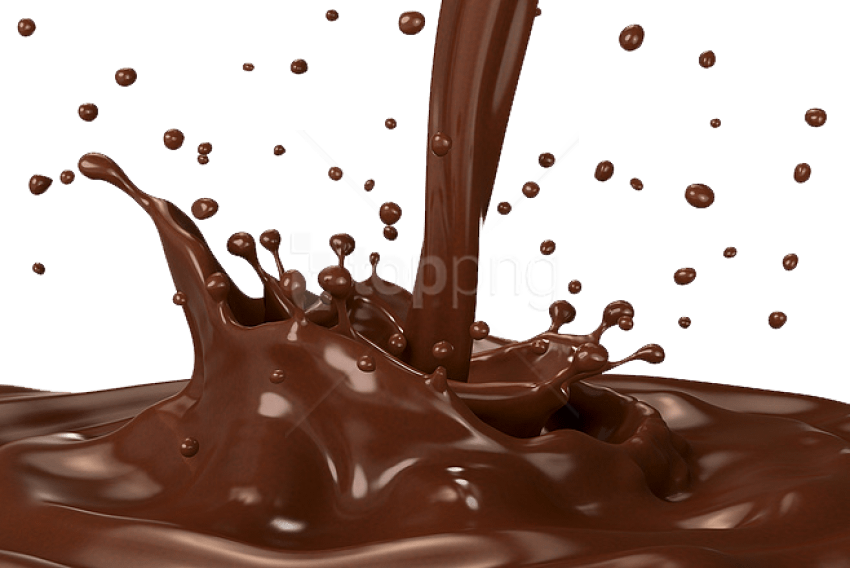 Free Png Download Chocolate Png Images Background Png - Chocolate Liquid Splash Png (850x568), Png Download