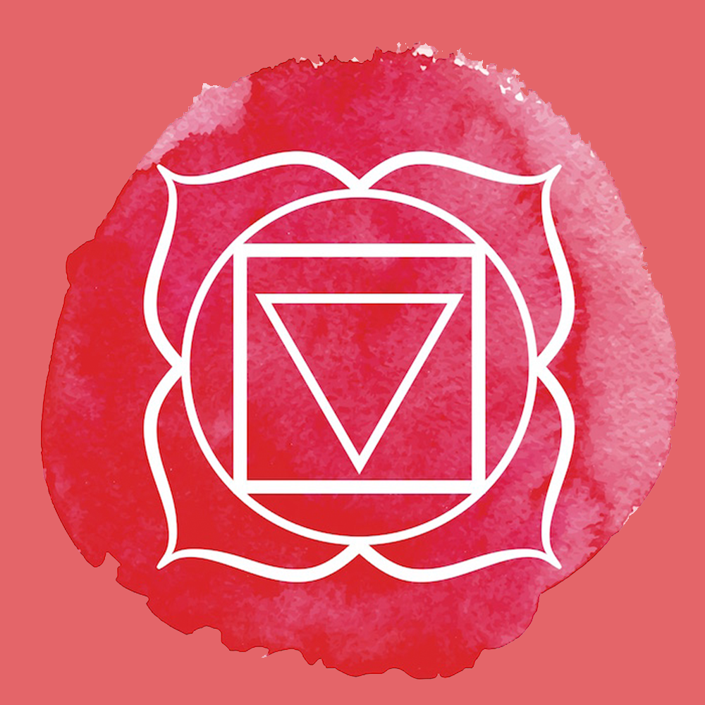 Root Chakra - Red Chakra (1000x1000), Png Download