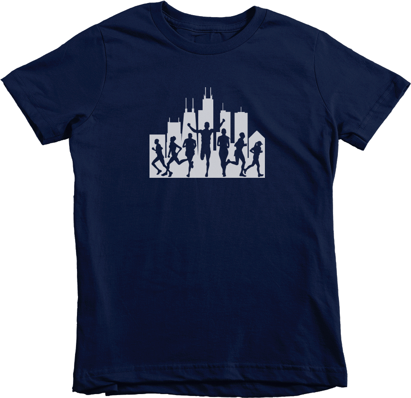Kids Chicago Runners - Black Princess T Shirt (960x960), Png Download