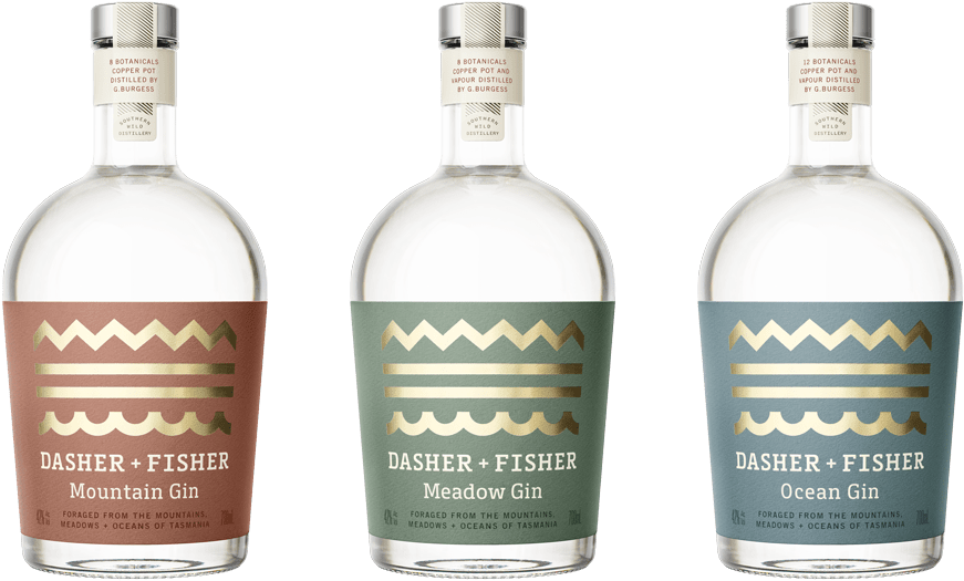 Our Award Winning Gins Are Based On The Landscape And - Dasher And Fisher Ocean Gin (1028x630), Png Download