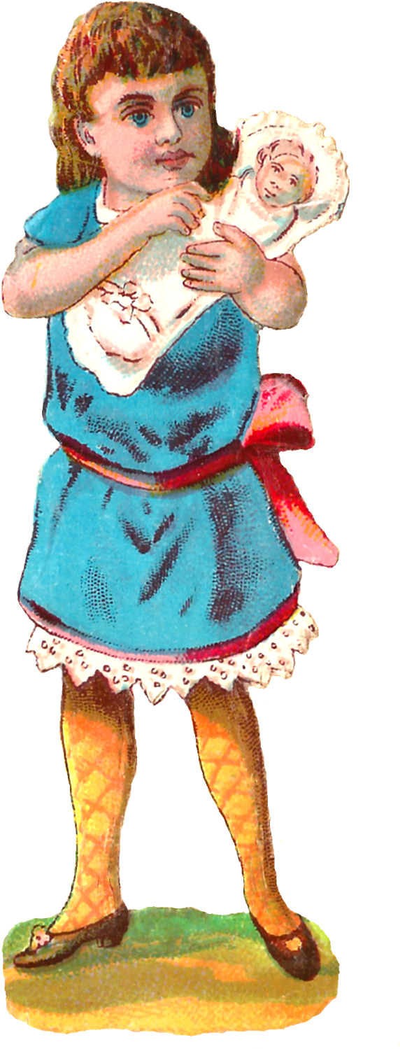 Victorian Girl Image Downloads - Illustration (664x1600), Png Download