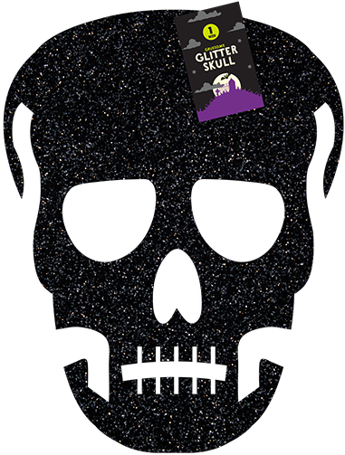 Halloween Glittering Skull - Skull (800x620), Png Download