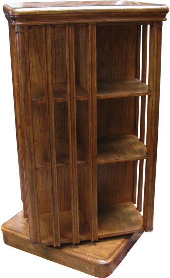 Revolving Bookcase - Shelf (800x800), Png Download