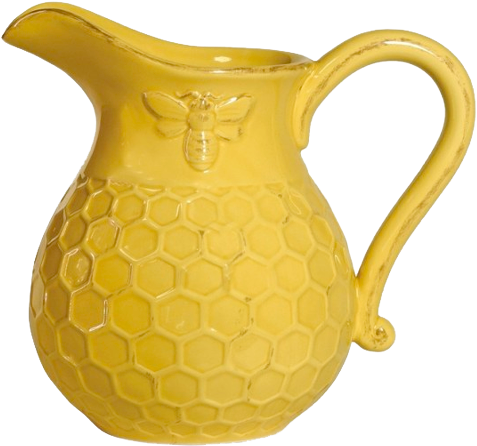 Honeycomb Pitcher - Ceramic Pitcher (1000x1000), Png Download