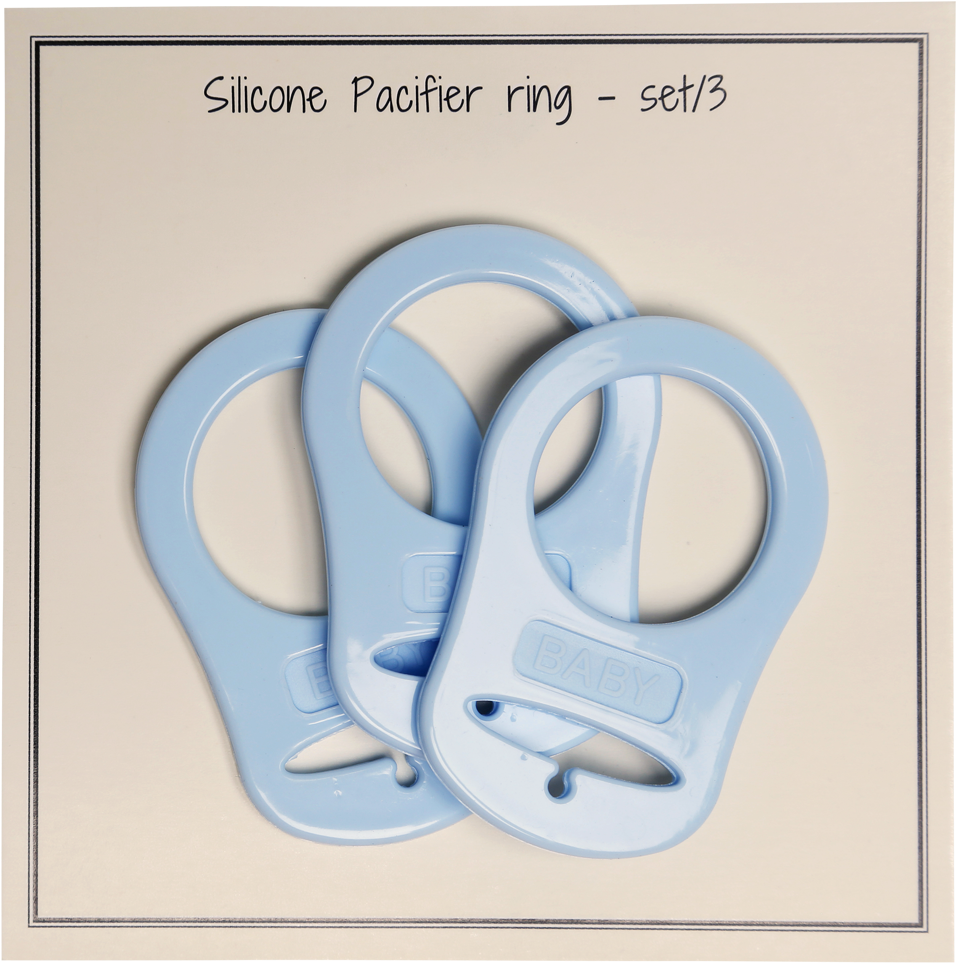 Pacifier Ring - Silicone - Set/3 - H48 X W32 Mm - Baby - Scissors (1000x1400), Png Download