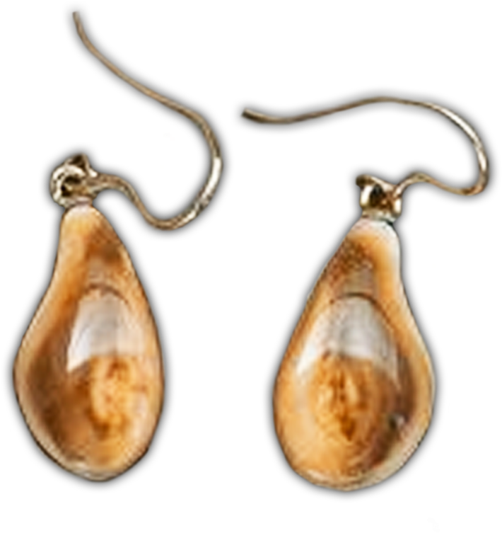 Elk Ivory Earrings - Earrings (972x1053), Png Download