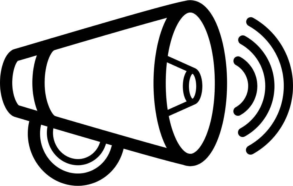 Increase Volume Interface Symbol Of A Speaker Outline - Speaker Symbol (980x622), Png Download