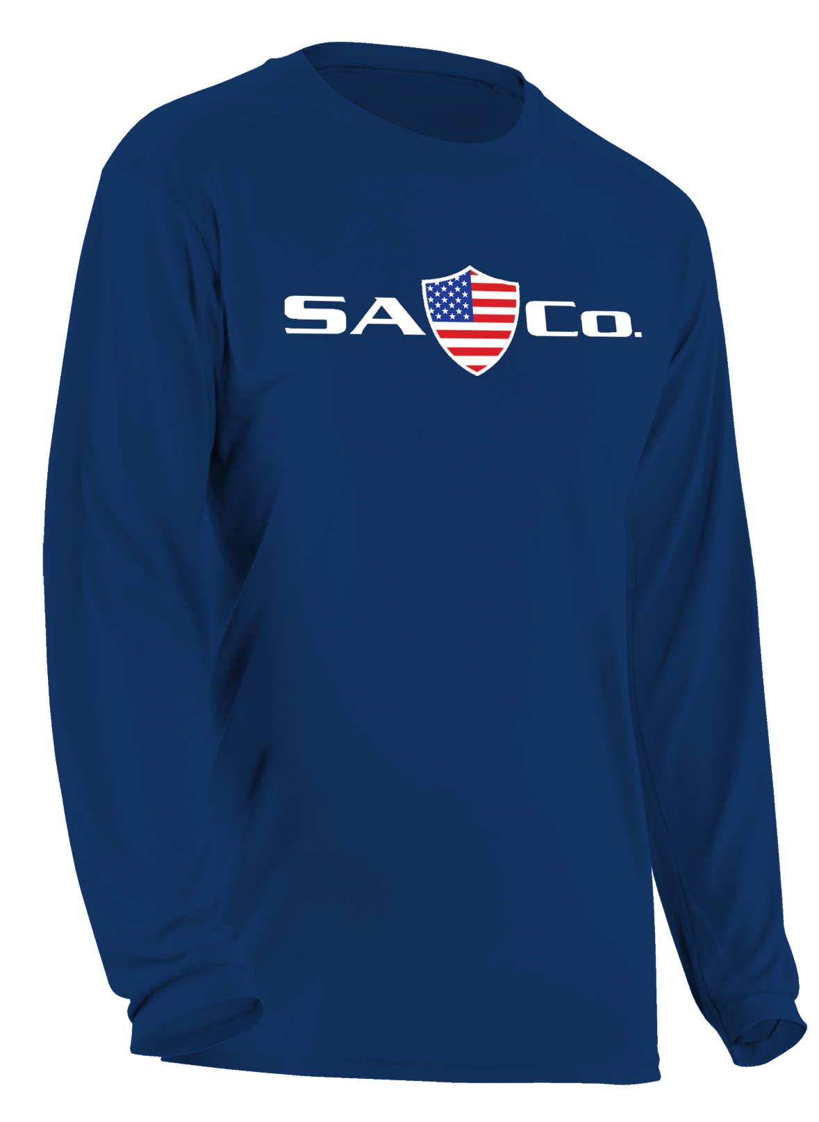 Performance Long Sleeve Shirt - Navy Blue Lime Green Shirt (1614x1614), Png Download