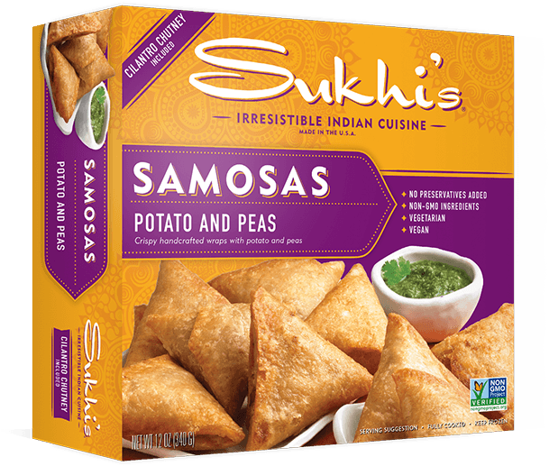 Potato Samosas - Fried Food (640x522), Png Download