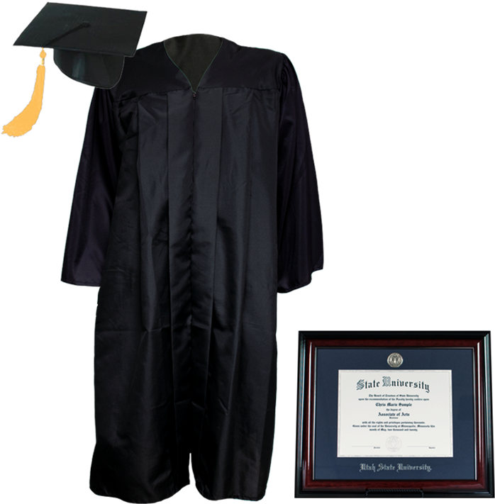 Bachelor Graduation Package With Classic Diploma Frame - Academic Dress (800x800), Png Download