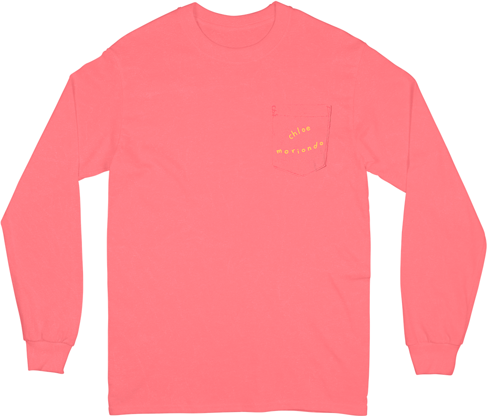 Cartoon Long Sleeve - Billie Eilish Orange Long Sleeve (1000x1000), Png Download