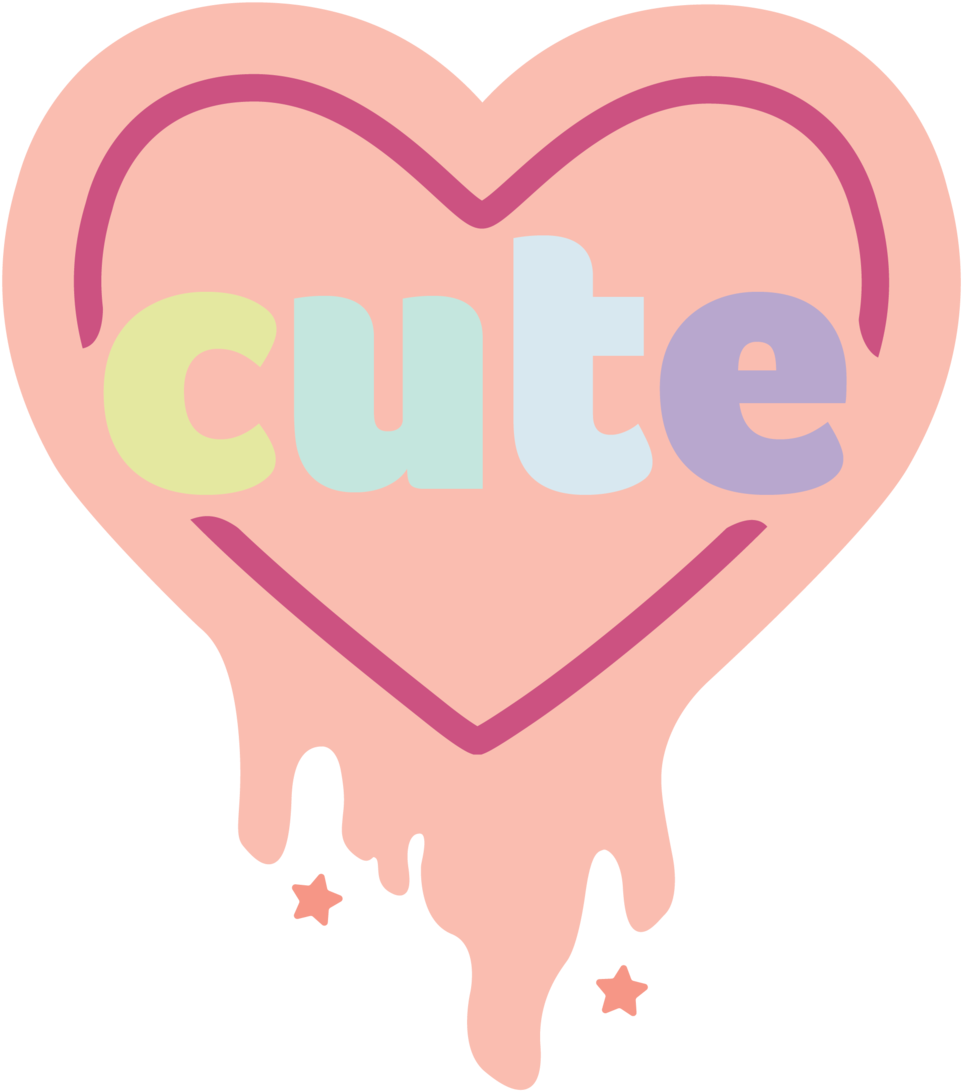 Cute Logos All-colors Cute Logo E - Heart (1000x1128), Png Download