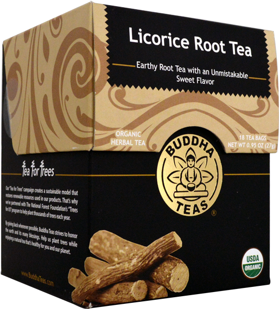 Buddha Tea Licorice Root Tea 18 Bags - Peanut (650x650), Png Download