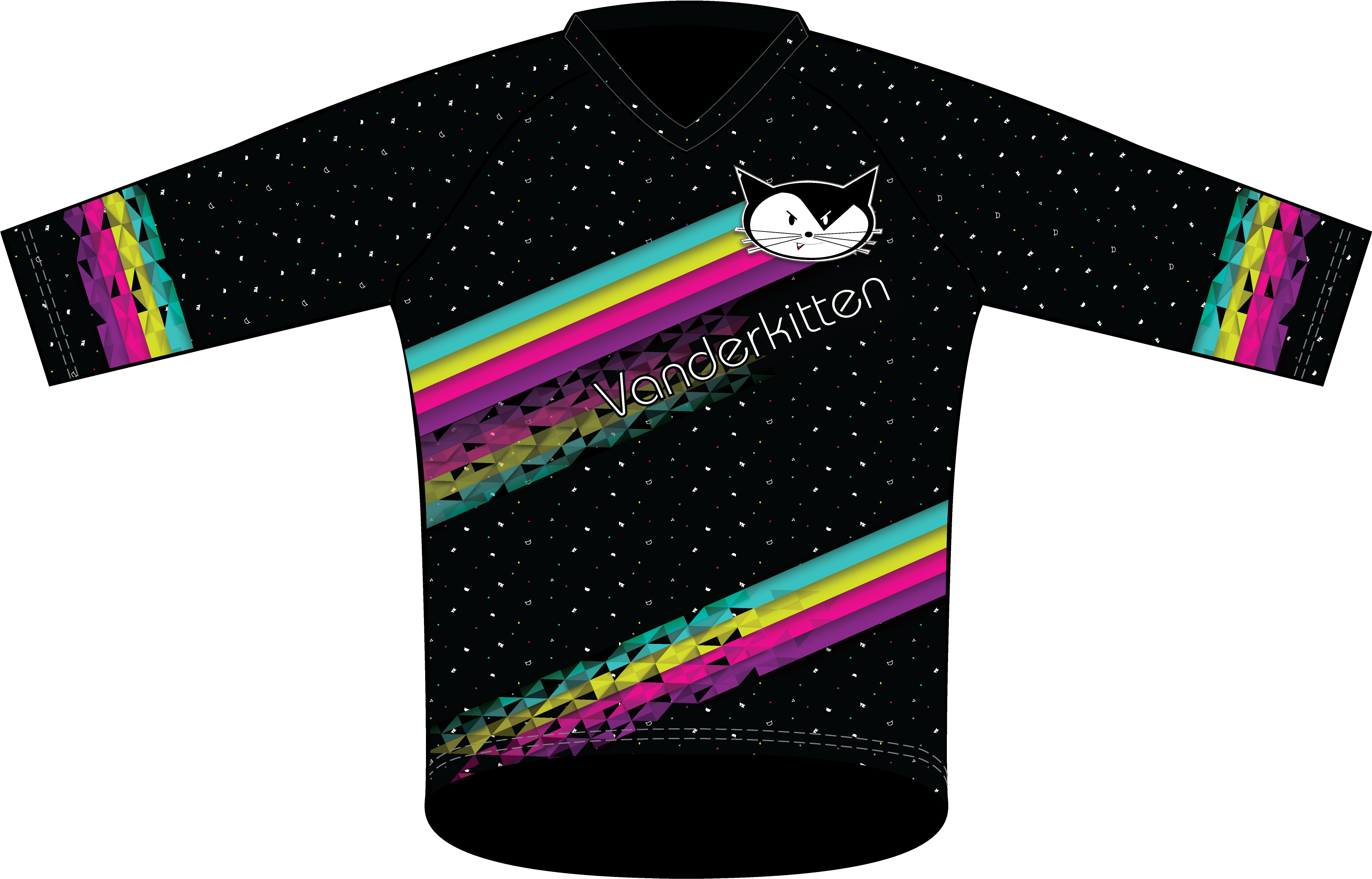 2019 Cosmic Confetti Trail Jersey - Polka Dot (3475x2568), Png Download