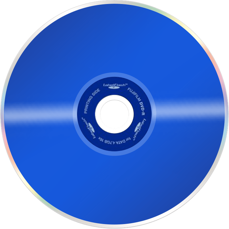 Labelflash Blank Disc - Cd (740x740), Png Download