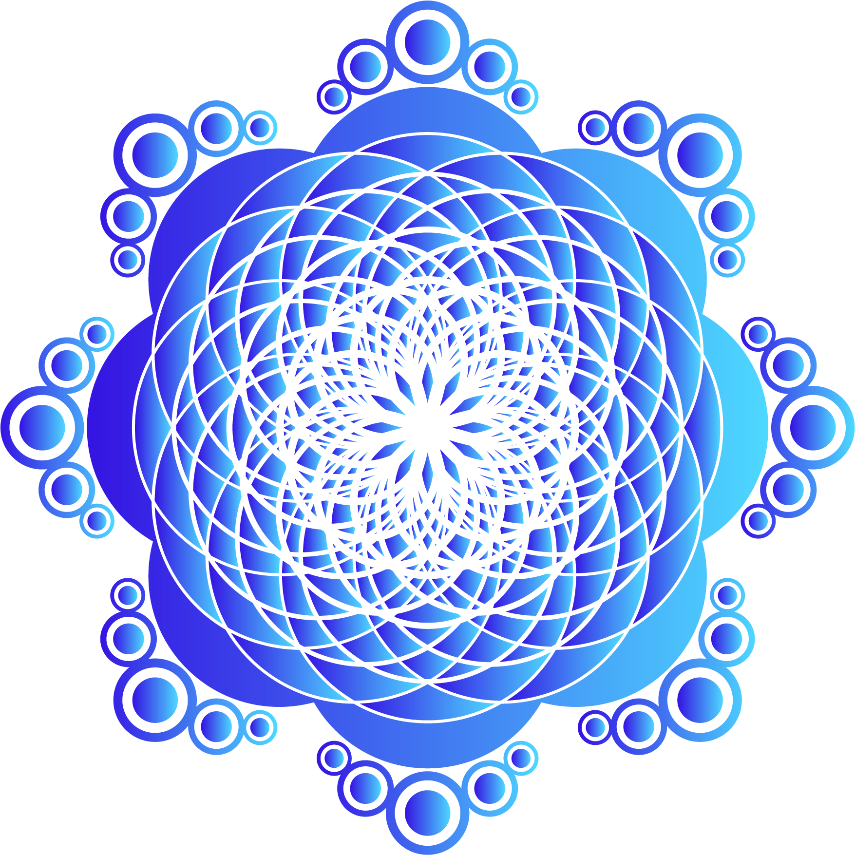 Original Vector Geometric Rotation Png And Image - Circle (2000x2000), Png Download