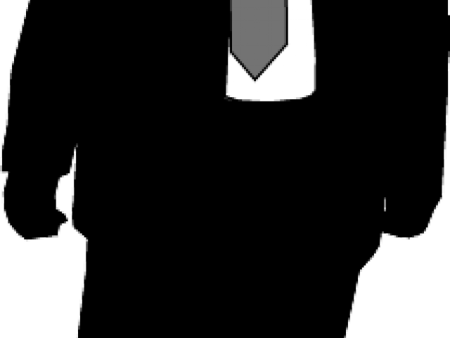 Shadow Clipart Business Person - Formal Wear (640x480), Png Download