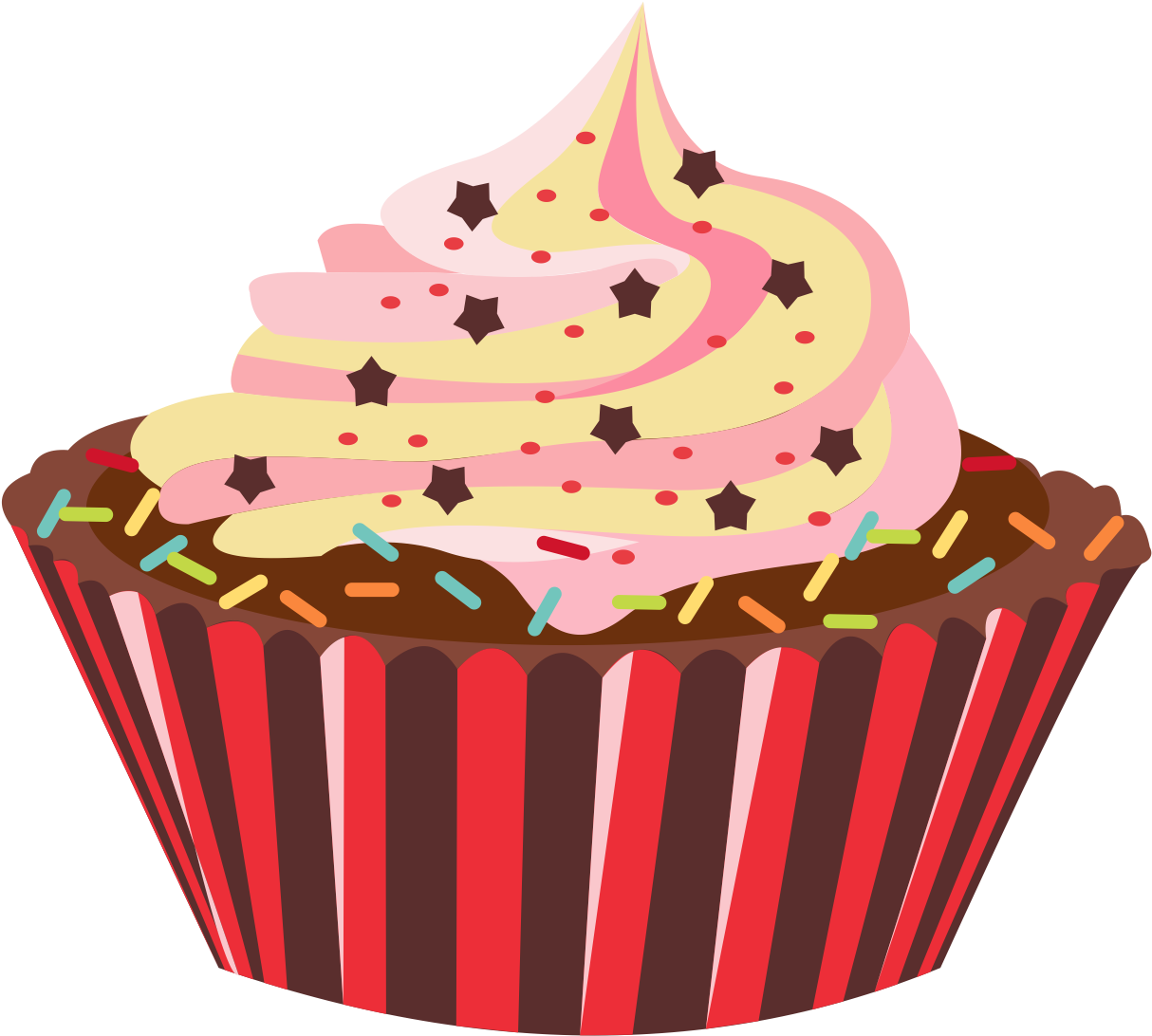 Dessert Cake Element Design Cartoon Png And Vector - การ์ตูน ขนม หวาน Png (2000x2000), Png Download