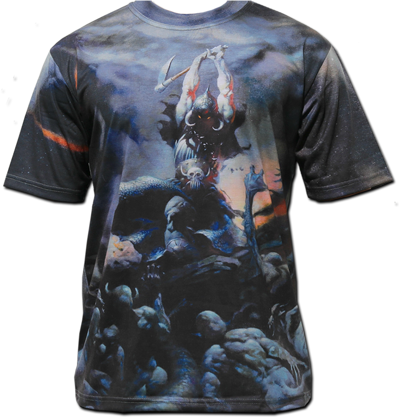 Frank Frazetta Is Renowned For His Representations - Glenn Danzig Death Dealer (882x1074), Png Download