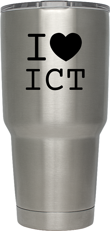 I Heart Ict Insulated Travel Mug - Rn Tumbler Decal (800x800), Png Download