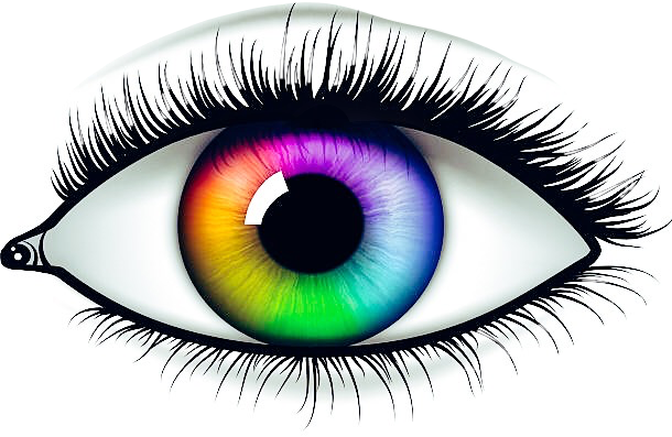Largest Collection Of Free To Edit Eye Beautiful Wauw - Human Eye Vector (610x397), Png Download