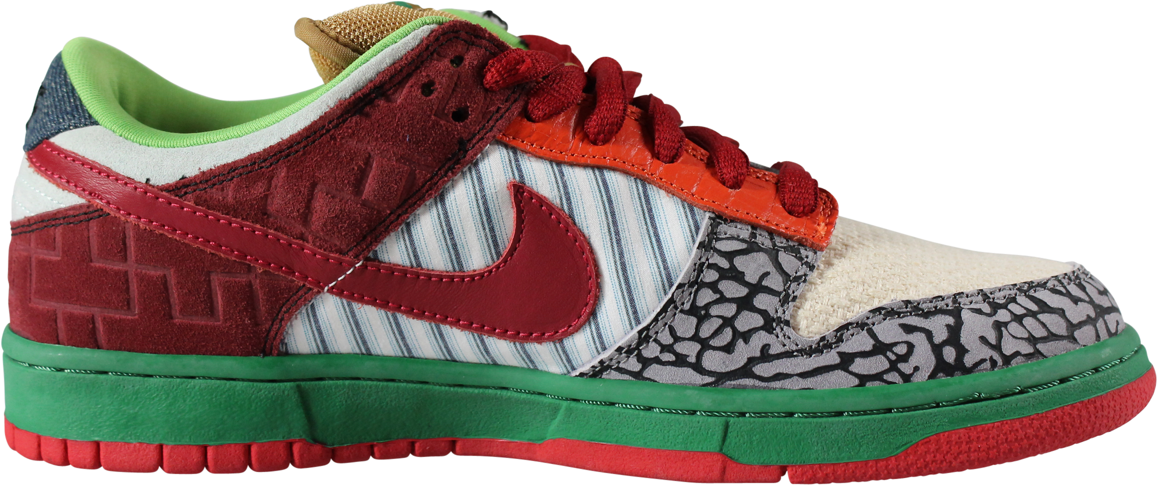Nike Sb What The Dunk - Sneakers (2500x2500), Png Download