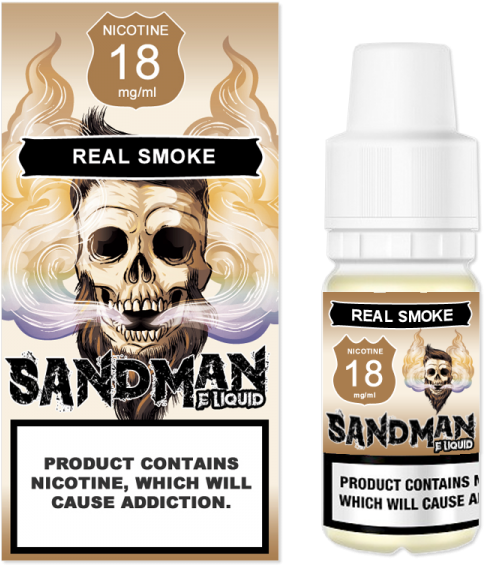 Sandman Real Smoke - Sandman Eliquid (600x654), Png Download