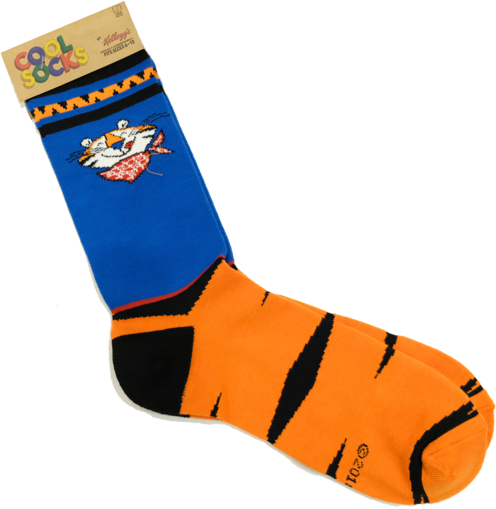 Tony The Tiger Socks - Sock (1014x1024), Png Download