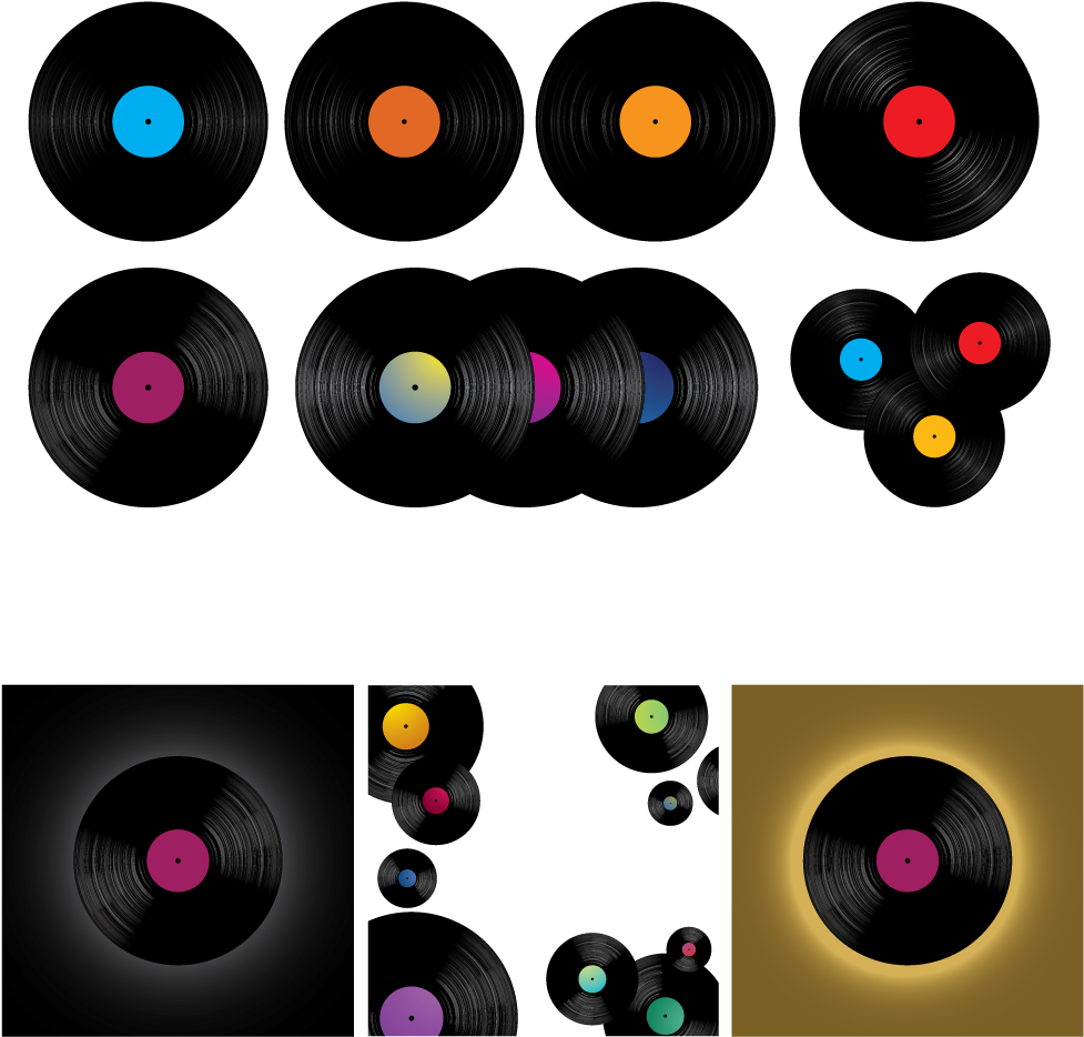 Vector Lp By Cs Dragonart - Vinyl Vector (1000x1000), Png Download