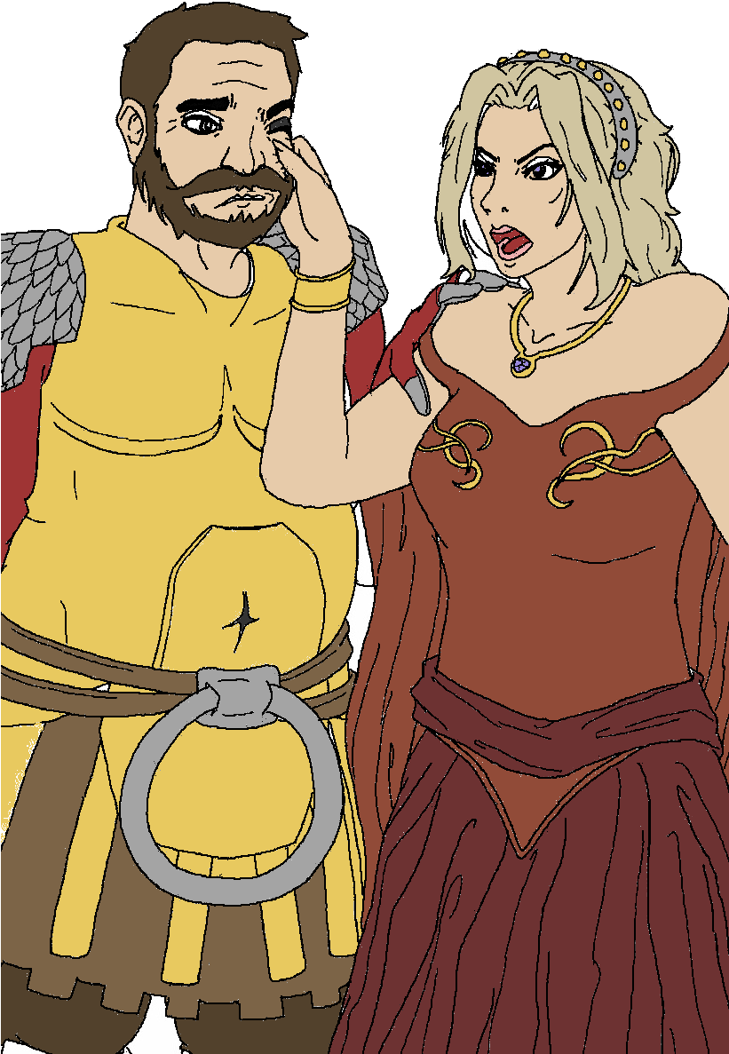 General Of The Golden Banner - Illustration (820x1228), Png Download