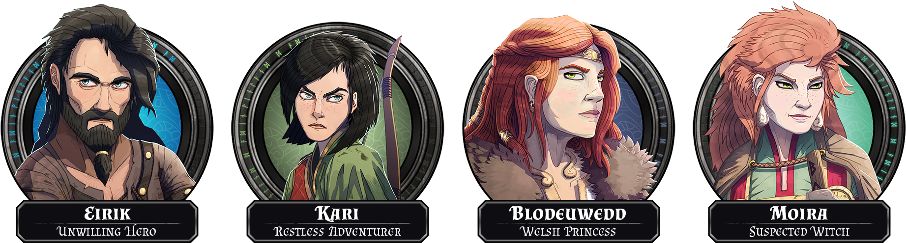 Dead In Vinland Characters (1920x550), Png Download