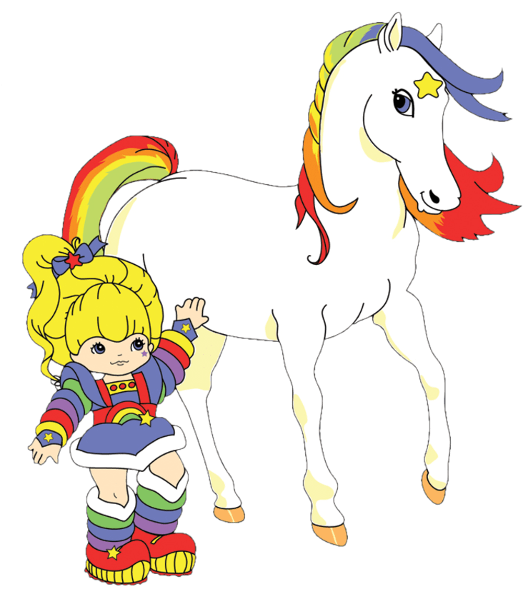 Cartoon Rainbow Brite - Rainbow Brite Starlite Png (800x840), Png Download