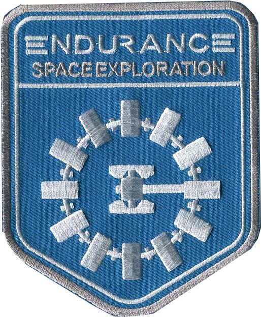 Interstellar Patch Christopher Nolan - Endurance Interstellar (570x649), Png Download