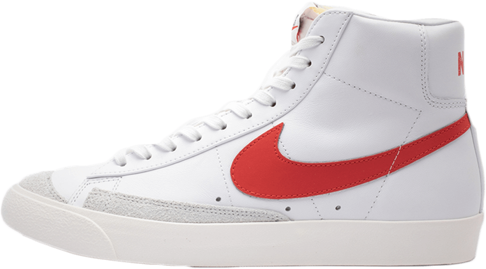 Nike Blazer Mid 77 Vintage White Red Bq6806-600 - Nike Blazer Png (1000x563), Png Download