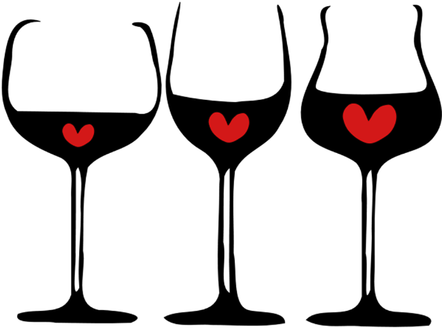 Pin Wine Glass Clipart Png - Glass Wine Black Png (691x790), Png Download