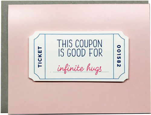 Infinite Hugs Card (600x600), Png Download