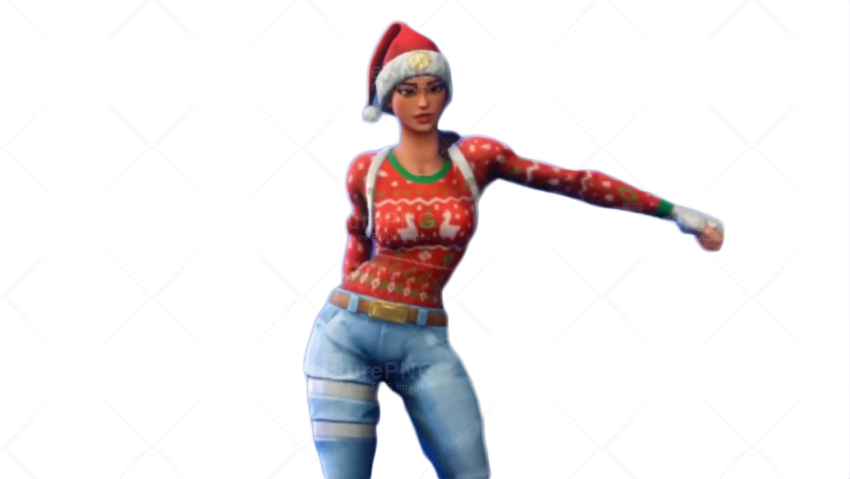 Floss Fortnite Christmas - Fortnite Floss Png (850x479), Png Download