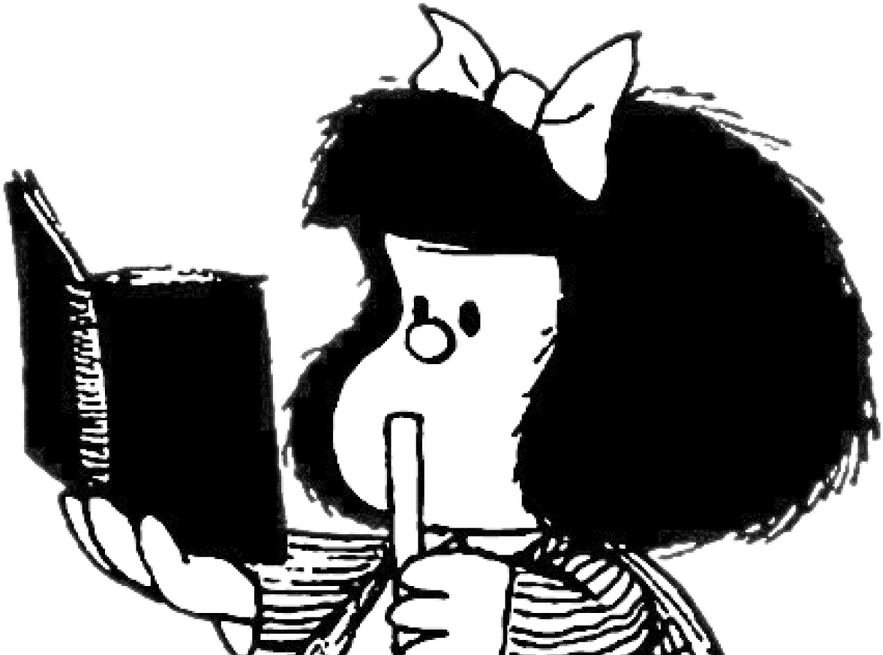 Visit - Mafalda Con Celular (960x720), Png Download