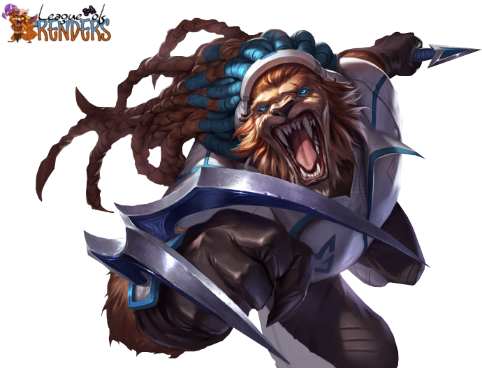 League Television Legends Of Wallpaper Desktop 4k Clipart - Rengar Ssw (762x555), Png Download