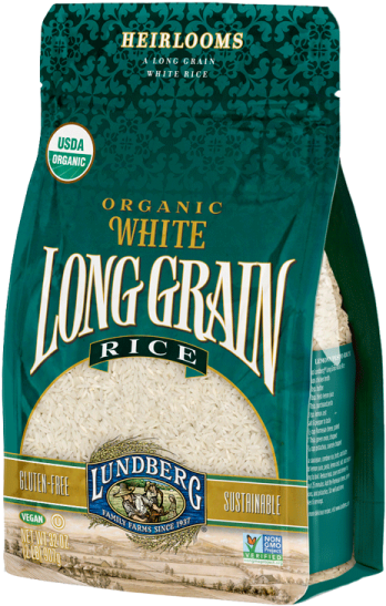 White Arborio Lundberg Family - Lundberg Long Grain Brown Rice (600x600), Png Download