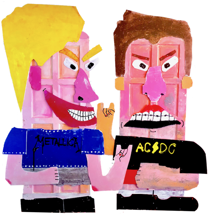Butthead, Duh Wood, Plastic, Pvc, Acrylic 9 Feet X (720x786), Png Download