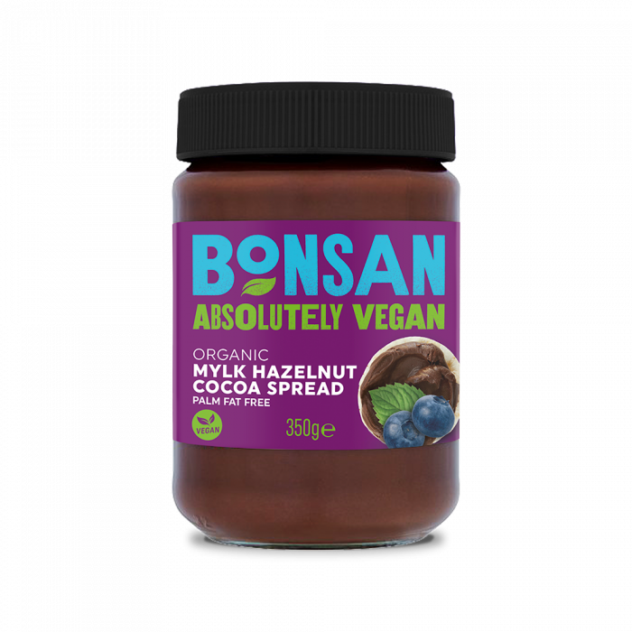 Bonsan Mylk Hazelnut Cocoa Spread - Kelp (700x700), Png Download